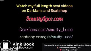 Ebony scat Queen SHIT on his DICK & deepthroat poop