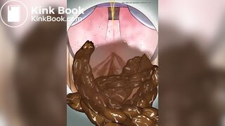 A hentai Toilet voyeur POV