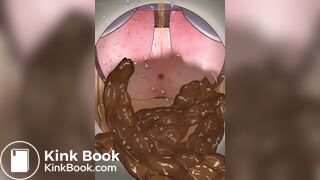 A hentai Toilet voyeur POV