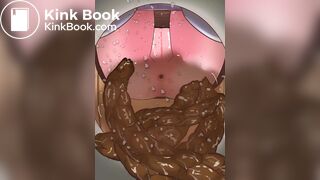 A hentai Toilet voyeur POV