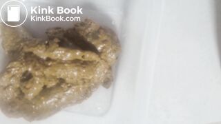 girl take double poop