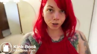 Lovely redhead poo..
