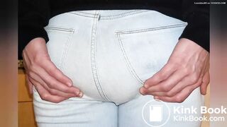 Blue Speedo Triple Jeans Poop