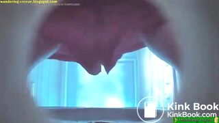 Voyeur poop, It is a runny one and some poop hits the s