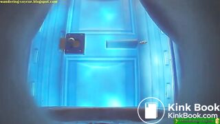 Voyeur poop, It is a runny one and some poop hits the s