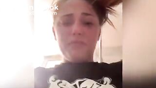 Cute girl with explosive diarrhea