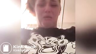 Cute girl with explosive diarrhea
