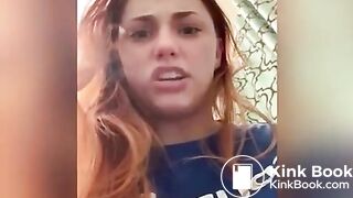 Cute girl with explosive diarrhea