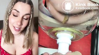 Human Toilet Femdom For German Blonde (Collage Edit)