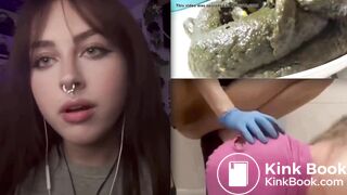 Cute Girl Poop Feeding Sensual POV Tease (Collage Edit)