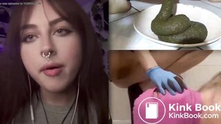 Cute Girl Poop Feeding Sensual POV Tease (Collage Edit)
