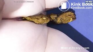 Nutting on hard turd