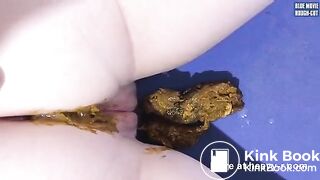 Nutting on hard turd