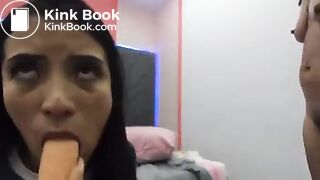 2 camgirls scat playing and sucking