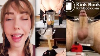 Human Toilet Funnel Swallowing CBT Ahegao Tease (Edit)