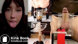 Human Toilet Funnel Swallowing CBT Ahegao Tease (Edit)