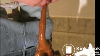 White Girl Drops Monstrous Loads Of Poop 2