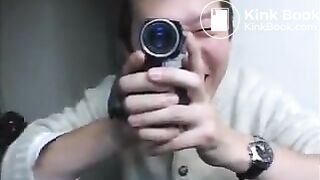 cute asian gir poops panties and on floor