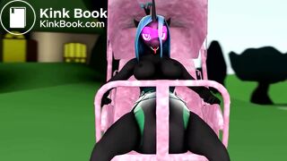 Queen Chrysalis Messes Herself in a Stroller