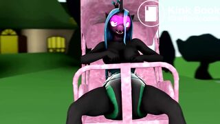 Queen Chrysalis Messes Herself in a Stroller