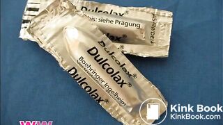 Dulcolax suppository laxative..