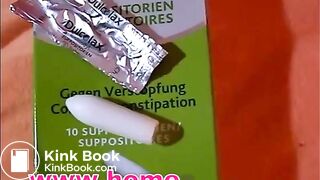 Dulcolax suppository laxative..