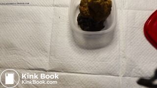 HOT SCAT GIRL DOUBLE SHIT IN CONTAINER FOR SLAVE