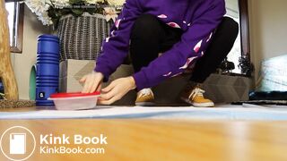 HOT SCAT GIRL DOUBLE SHIT IN CONTAINER FOR SLAVE