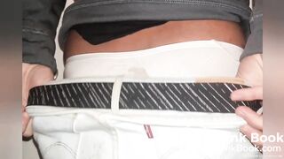 White Panties Double Jeans Poop