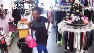 She poops herself in a store
