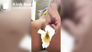 Girl poop 32