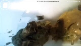 Sexy Girl Pooping on the Toilet - video 2