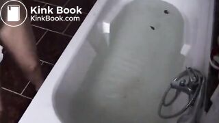 Two big floaters in the tub..