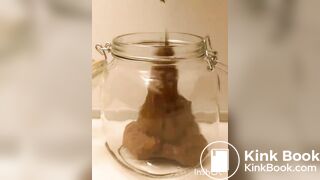 japanese girl poop in the jar