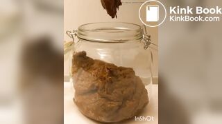 japanese girl poop in the jar