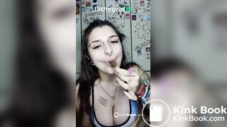 Argentina Scat in Condom