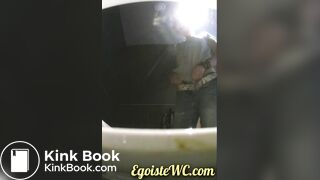 Girls toilet poop