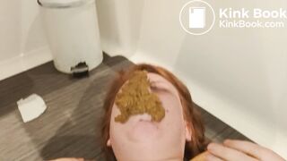 she was covered in her own shit before i did this