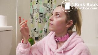 Eating poo for the first time..
