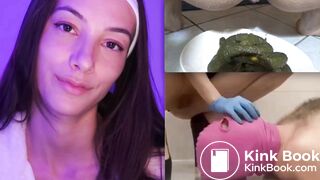 Human Toilet Femdom Poop Feeding Tease (Collage Edit)