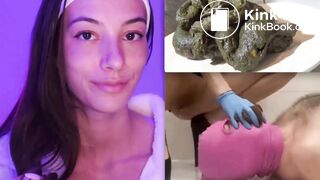 Human Toilet Femdom Poop Feeding Tease (Collage Edit)