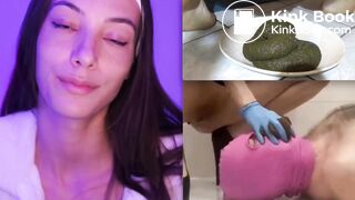 Human Toilet Femdom Poop Feeding Tease (Collage Edit)