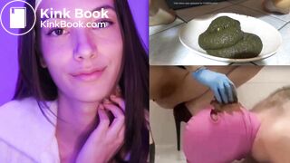 Human Toilet Femdom Poop Feeding Tease (Collage Edit)
