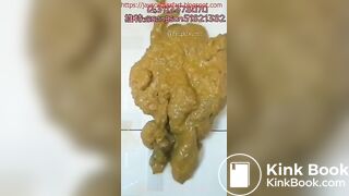 Chinese girl sexy selfie poop 54