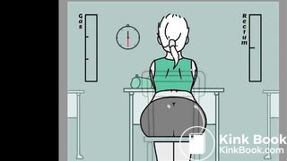 Big Booty Girl Poop Desperation In Classroom