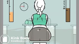 Big Booty Girl Poop Desperation In Classroom