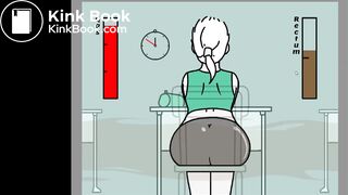 Big Booty Girl Poop Desperation In Classroom