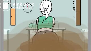 Big Booty Girl Poop Desperation In Classroom
