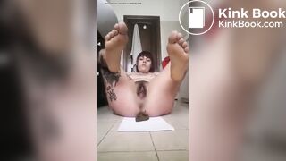 Girl poop