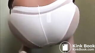 asian nurse poops her panties